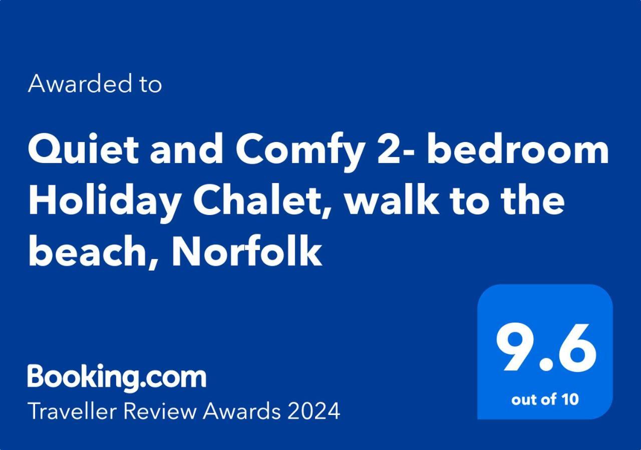 Quiet And Comfy 2- Bedroom Holiday Chalet, Walk To The Beach, Norfolk Great Yarmouth Exterior photo